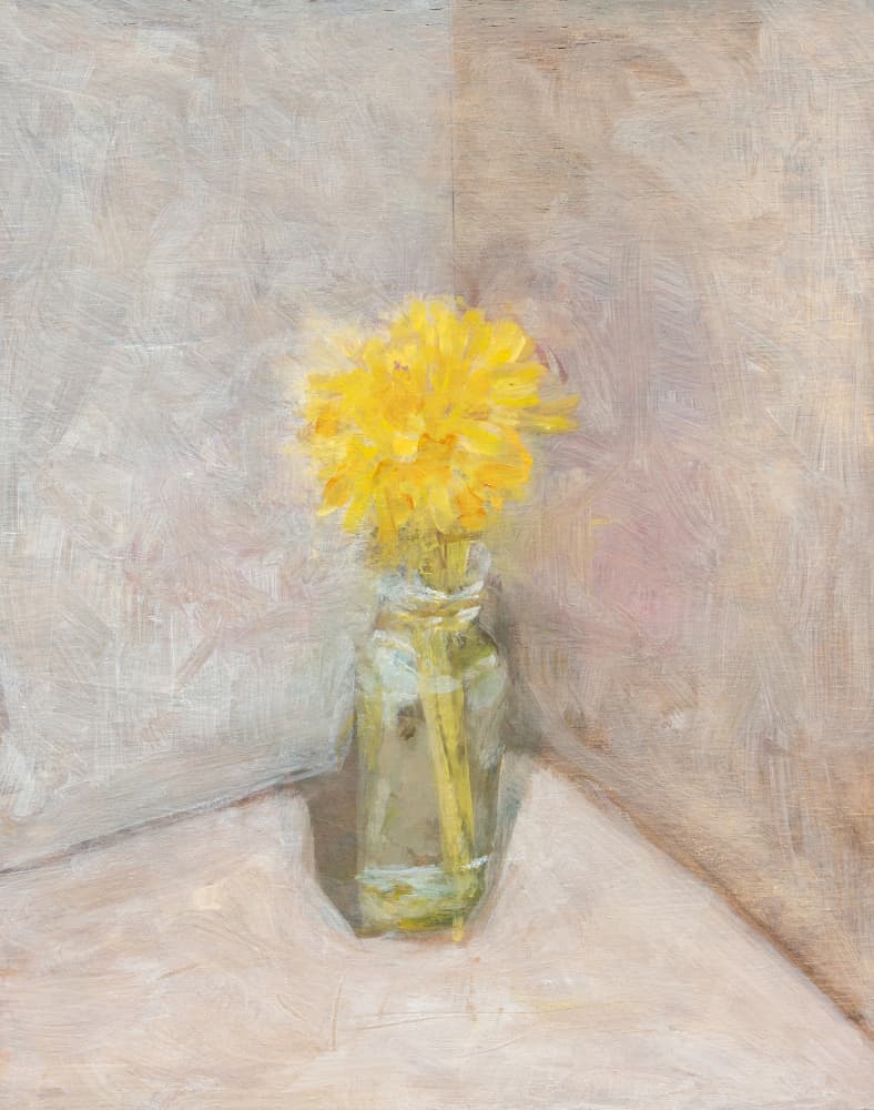Soft Yellow Blooms by Claire Lerner — canvas wall art
