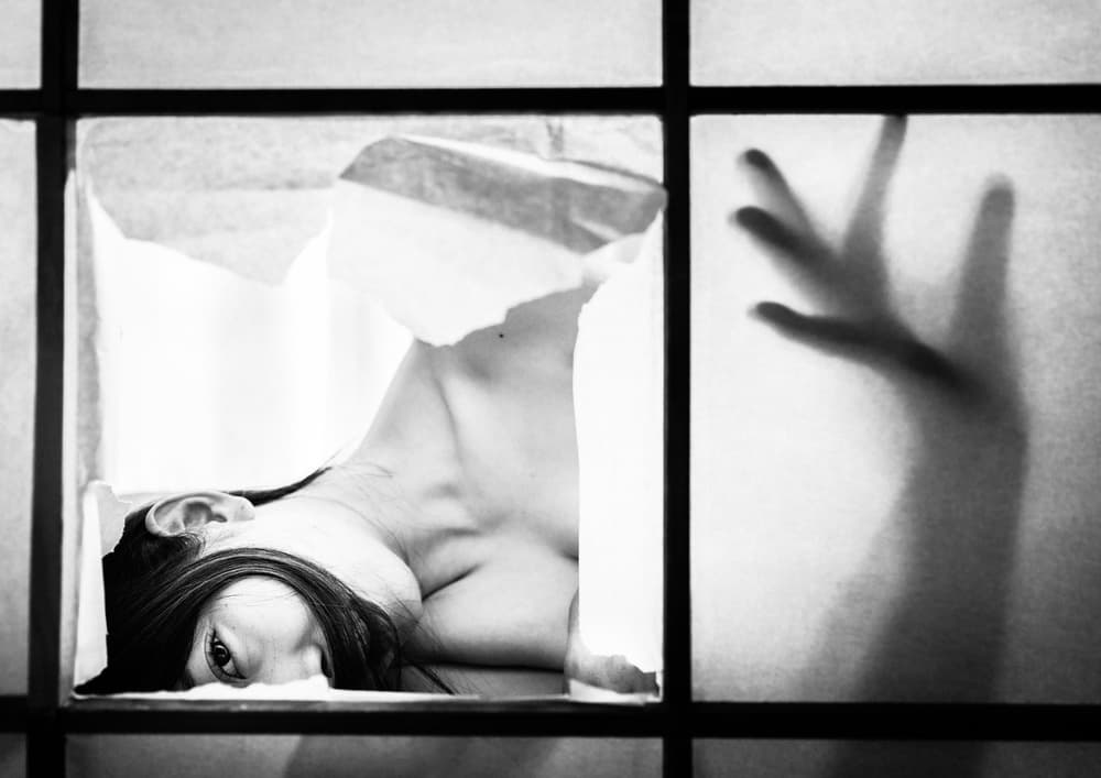 Shadow and Light Portrait by TORU MATSUNAGA — canvas wall art