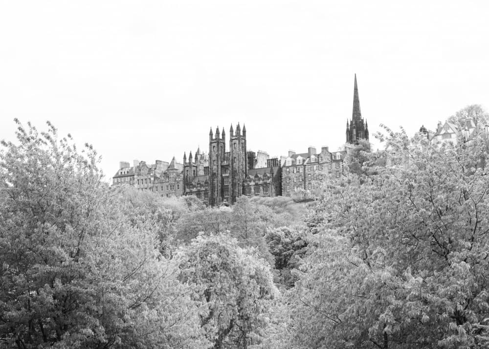 Edinburgh Heights by Lynann Colligan — canvas wall art