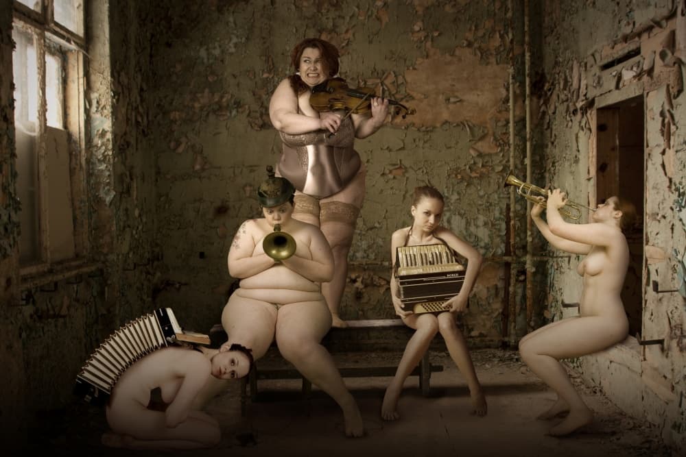 Surreal Music Ensemble by Christine von Diepenbroek — canvas wall art