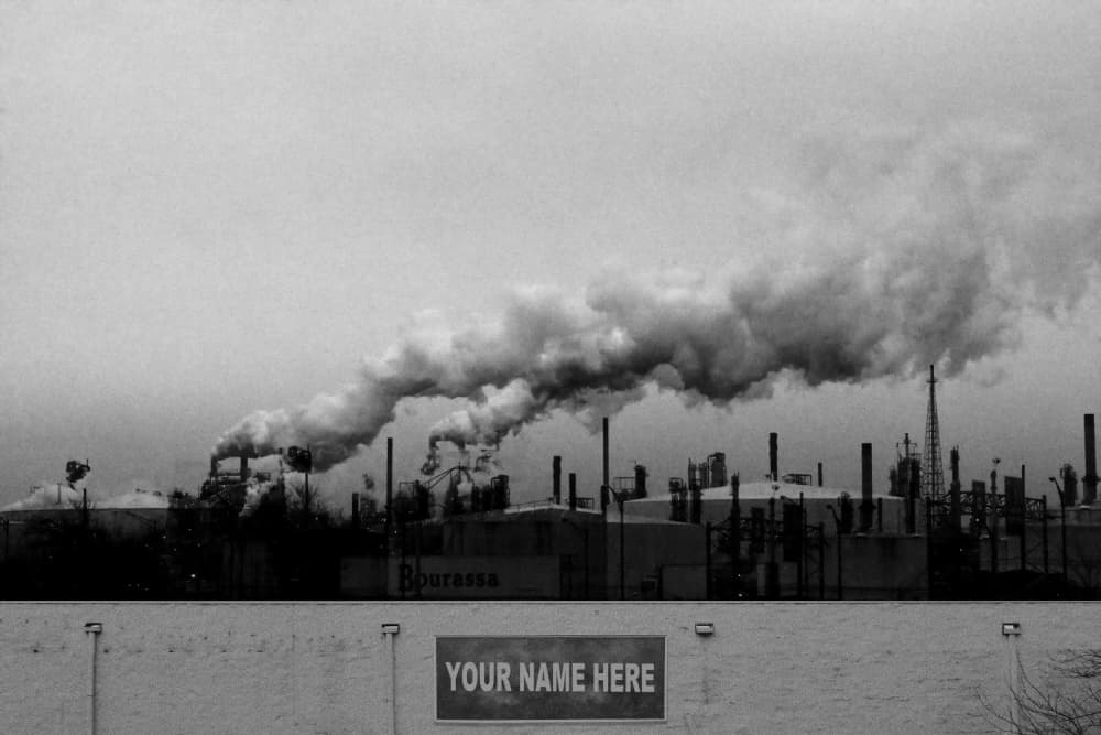 Industrial Smoke Stacks by Keisuke Togawa — canvas wall art