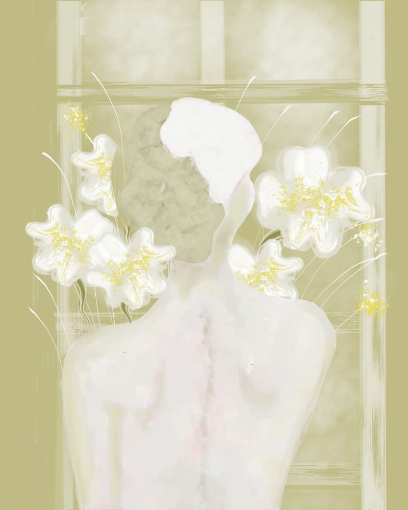 Human Bloom by Sannel Larson — canvas wall art