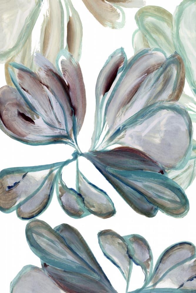 Abstract Botanical Flow by cartissi — canvas wall art