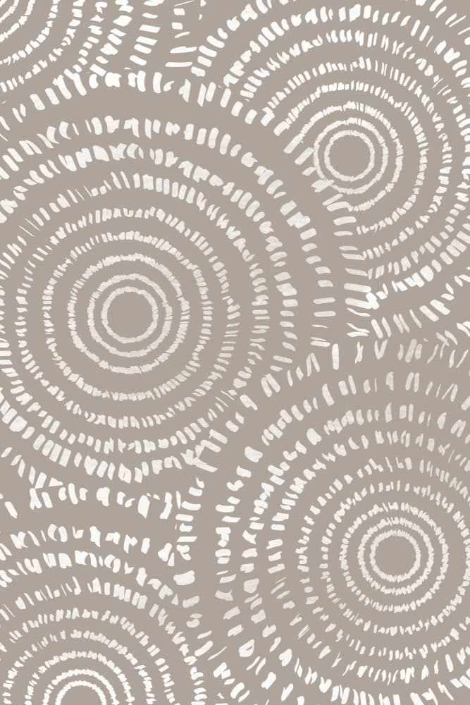 Earthy Ring Pattern by Melloi Art Prints — canvas wall art