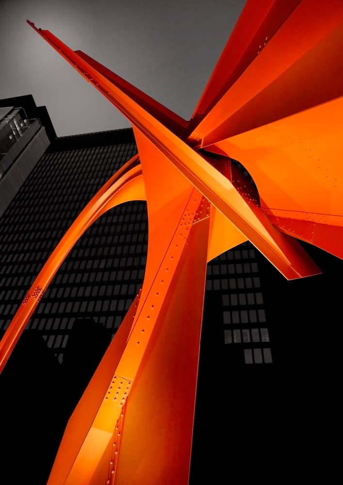 Vibrant Urban Sculpture by Ivan Huang — canvas wall art