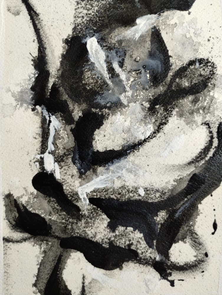 Abstract Ink Flow by Michael Cross — canvas wall art