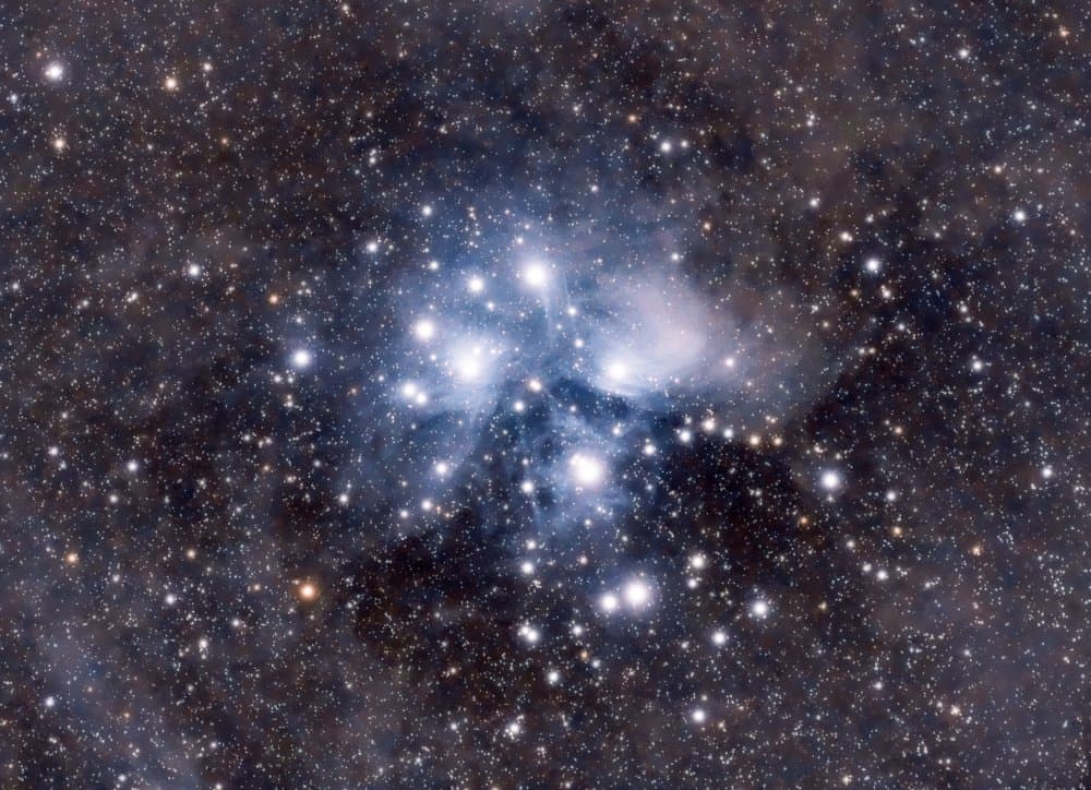 Celestial Star Cluster by Basudeb Chakrabarti — canvas wall art