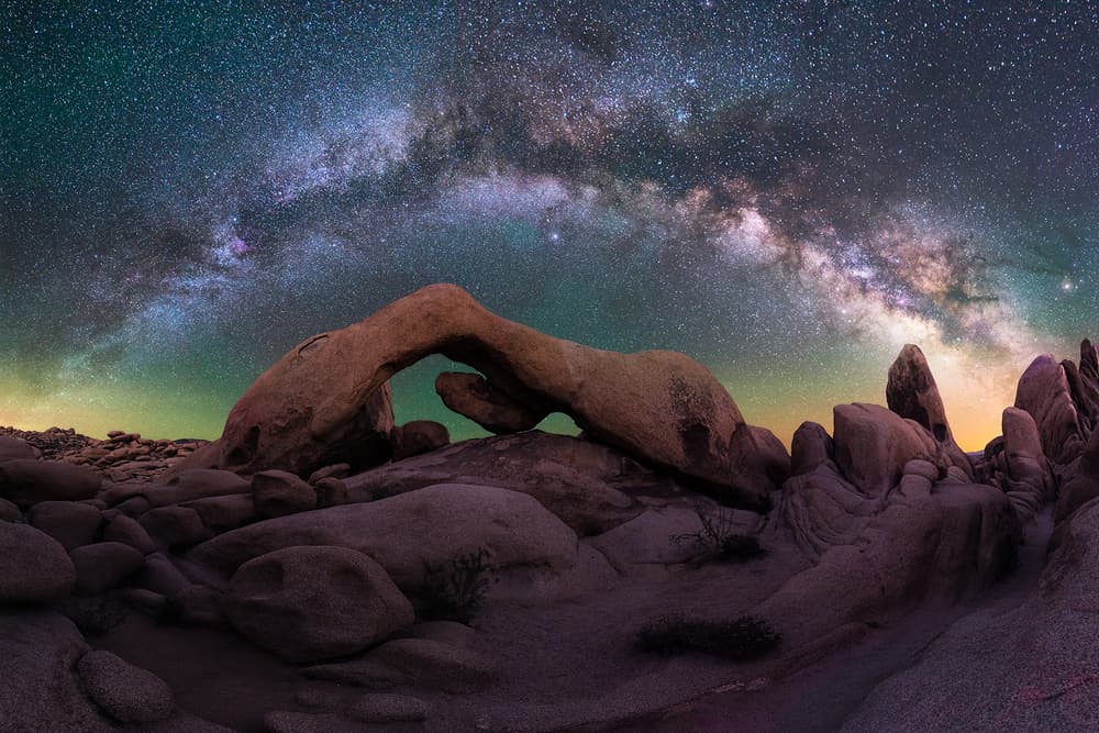 Starry Desert Arch by Atanu Bandyopadhyay — canvas wall art