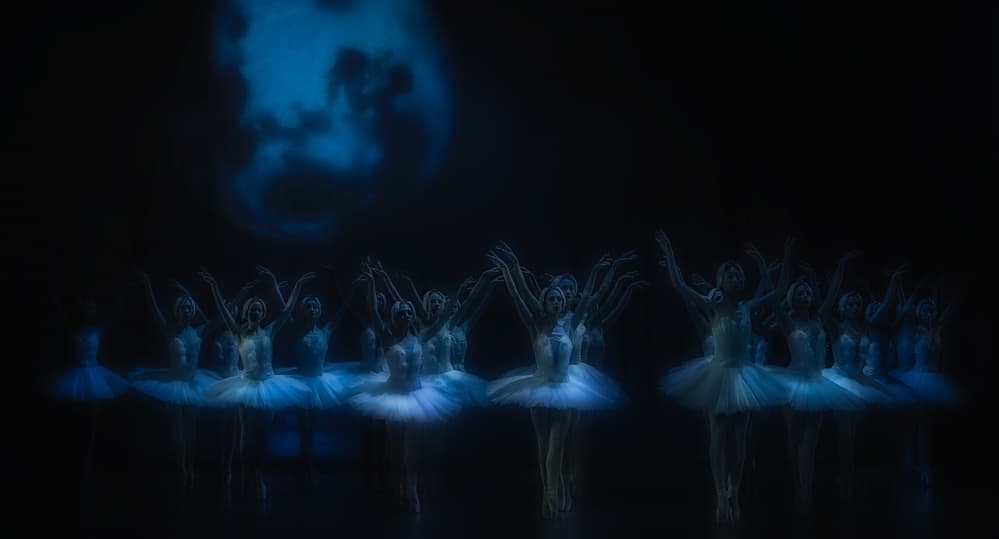 Ethereal Ballet Moon Dance by Peet van den Berg — canvas wall art