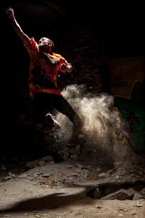 Powerful Jump by Tristan Shu — canvas wall art