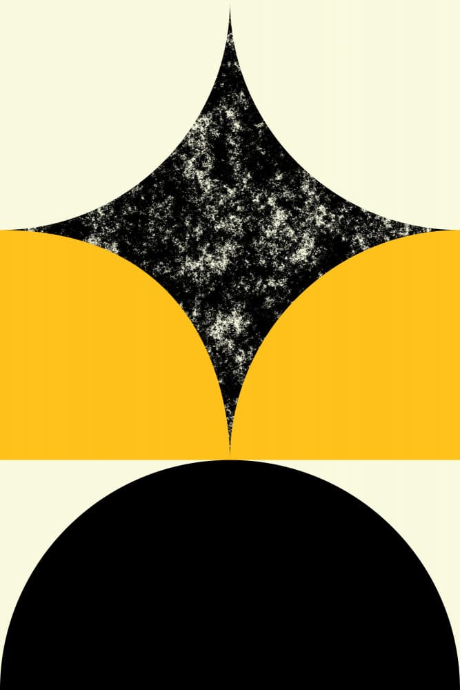 Midcentury Geometric Forms by Petr Strnad — canvas wall art