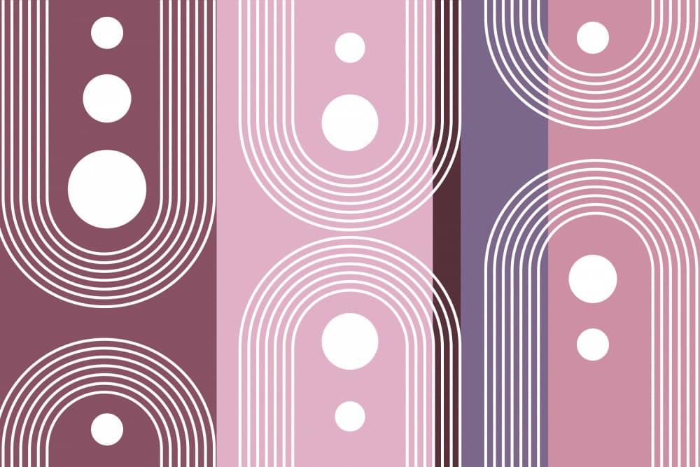 Geometric Arch Pattern by Sue Skellern — canvas wall art