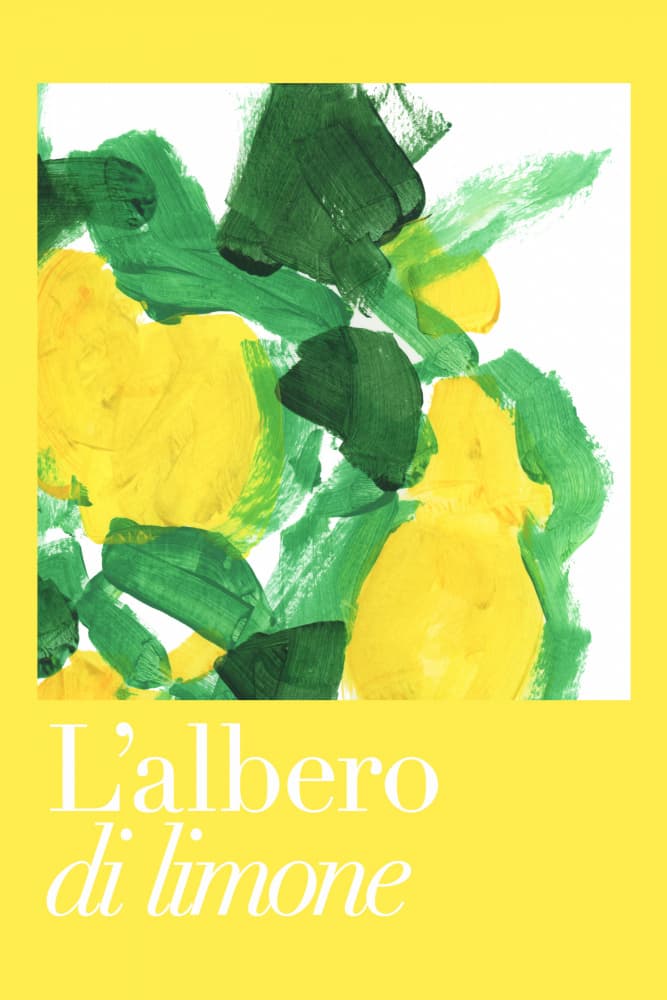 Bright Lemon Abstract by cartissi — canvas wall art