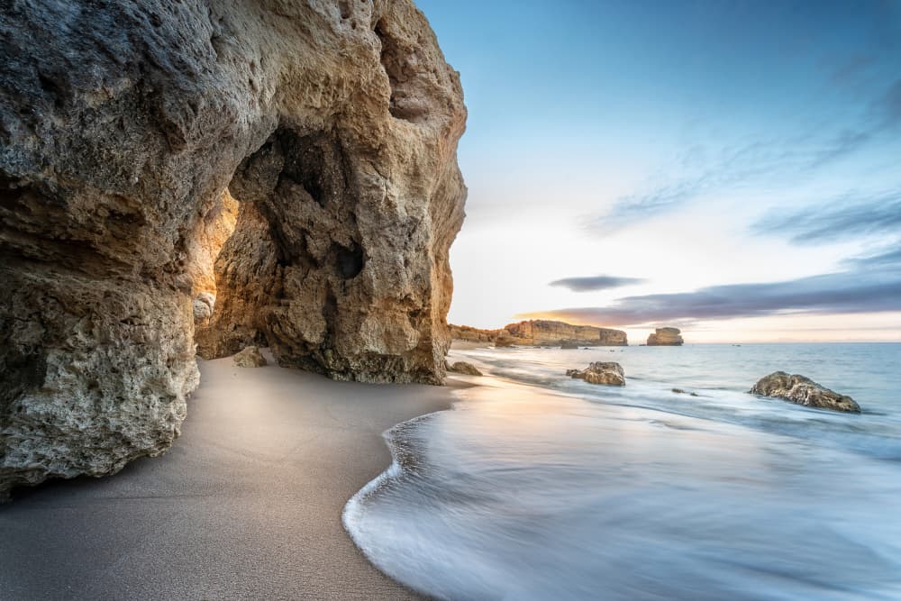 Coastal Archway Glow by Marcel Egger — canvas wall art