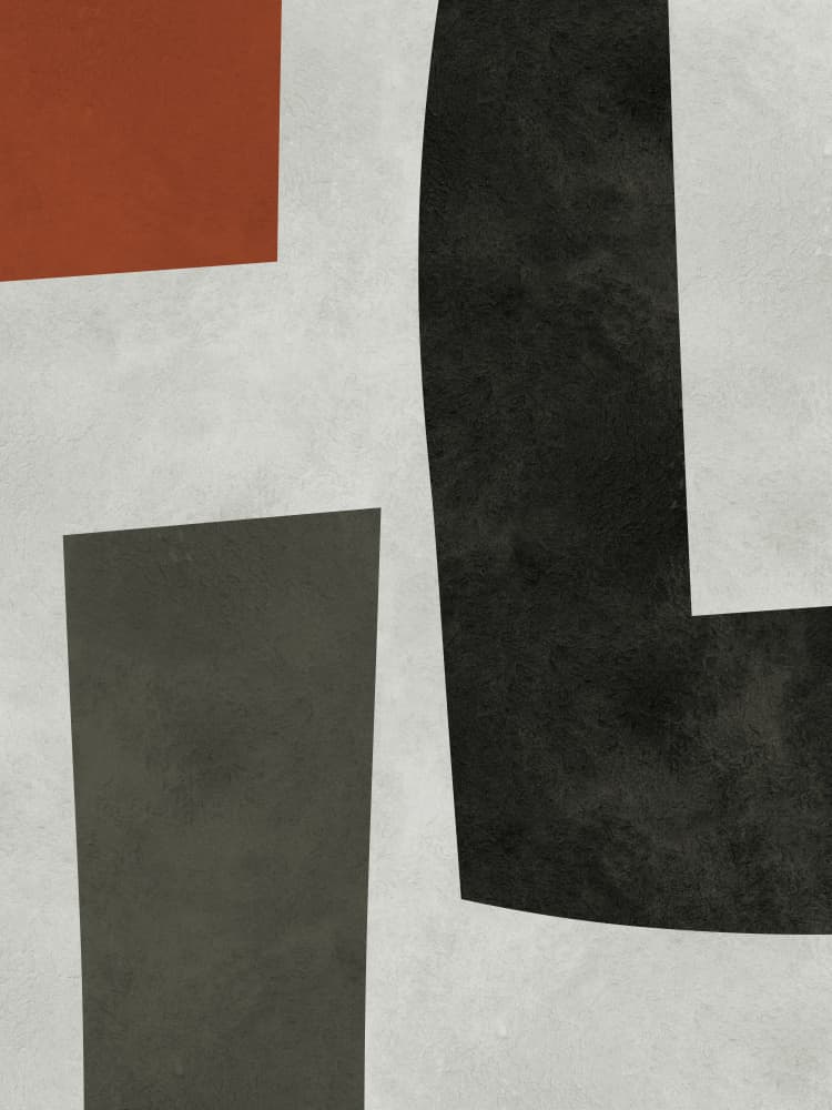 Modern Geometric Blocks by Vitor Costa — canvas wall art