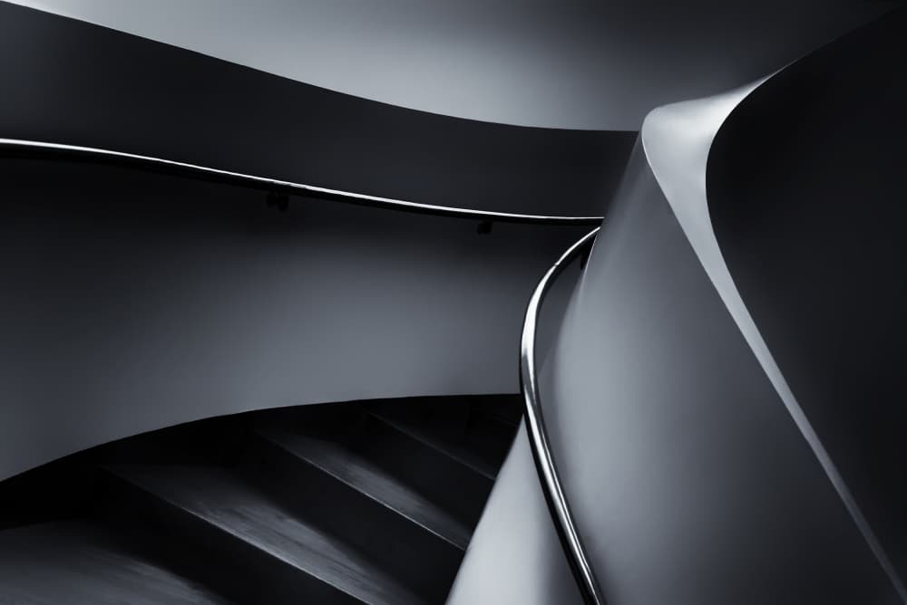 Elegant Spiral Architecture by Gerard Jonkman — canvas wall art