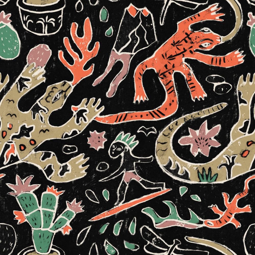 Lanzarote Pattern by Raipa Studio — canvas wall art