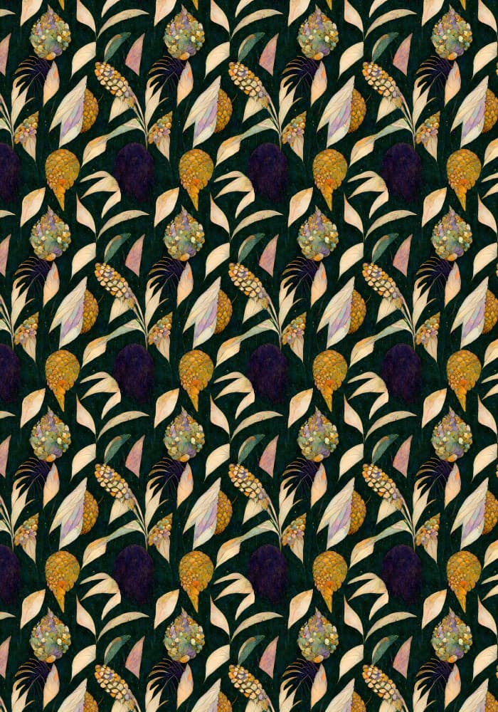 Tropical Harvest by Treechild — canvas wall art