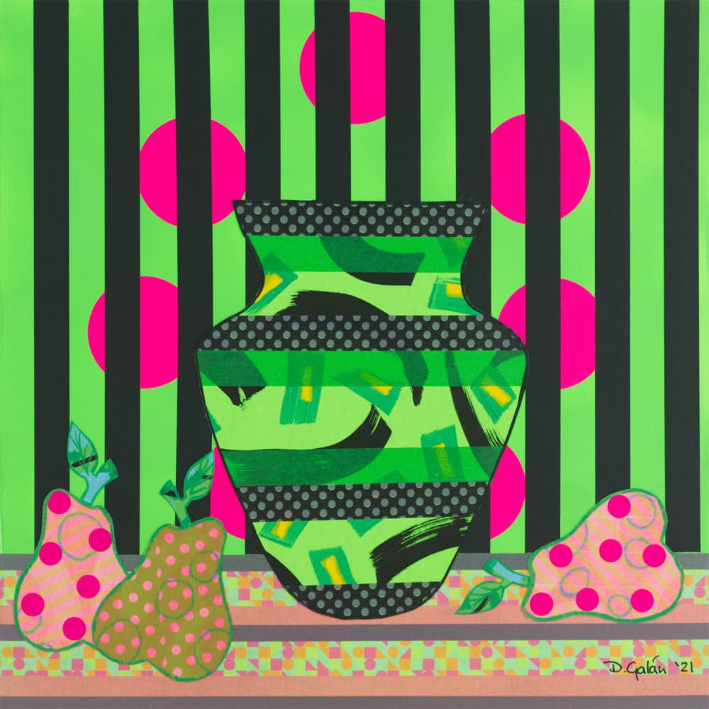 Vibrant Patterned Still Life by David Galan — canvas wall art