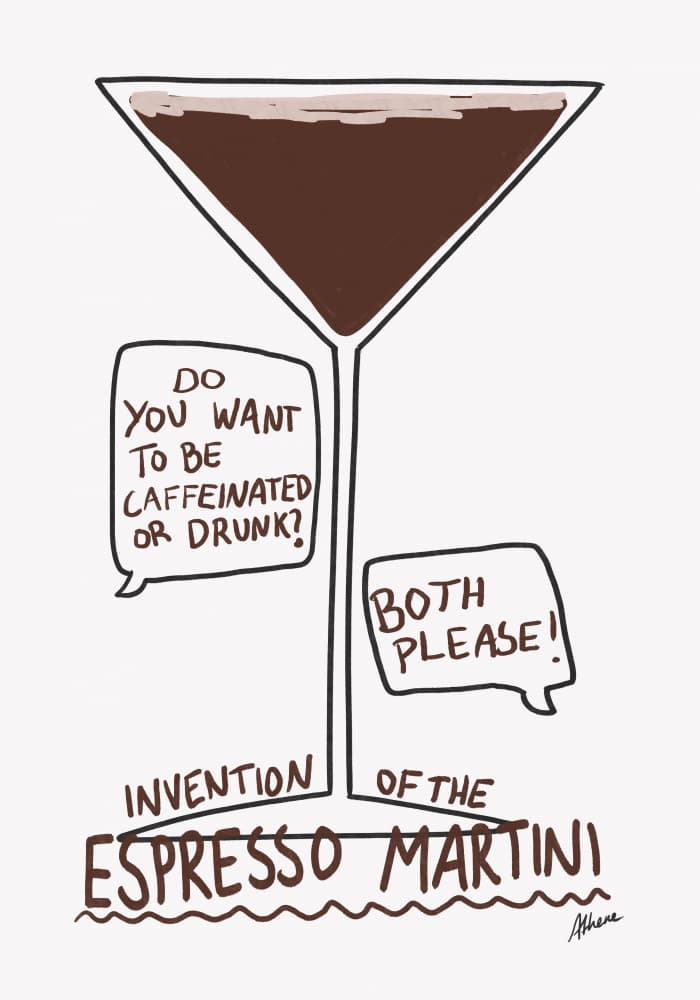 Espresso Martini by Athene Fritsch — canvas wall art