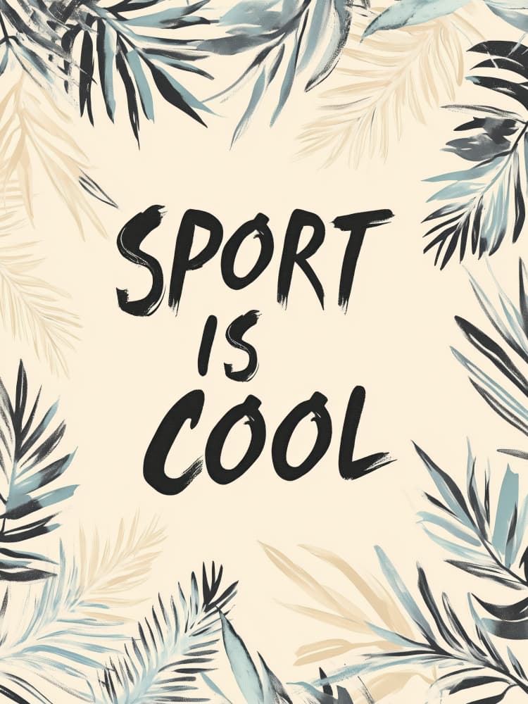 Leafy Sports Vibes by Treechild — canvas wall art