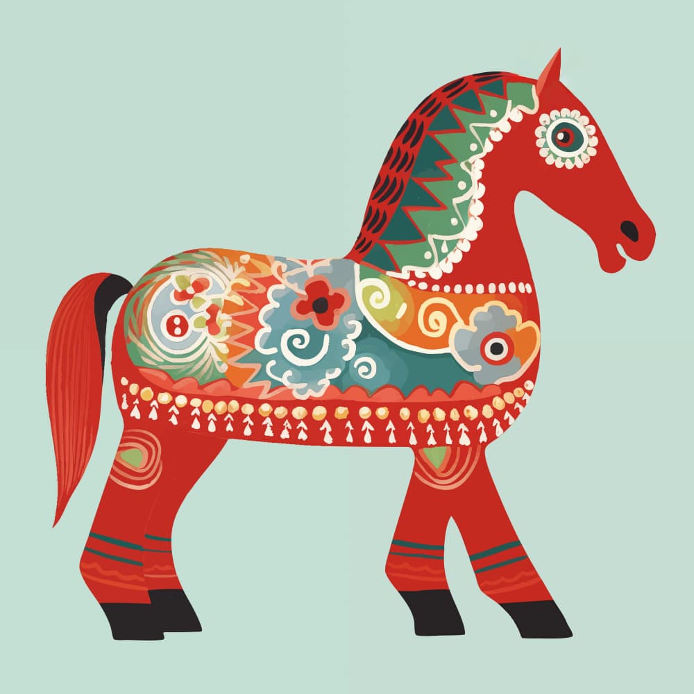 Swedish Dala Horse