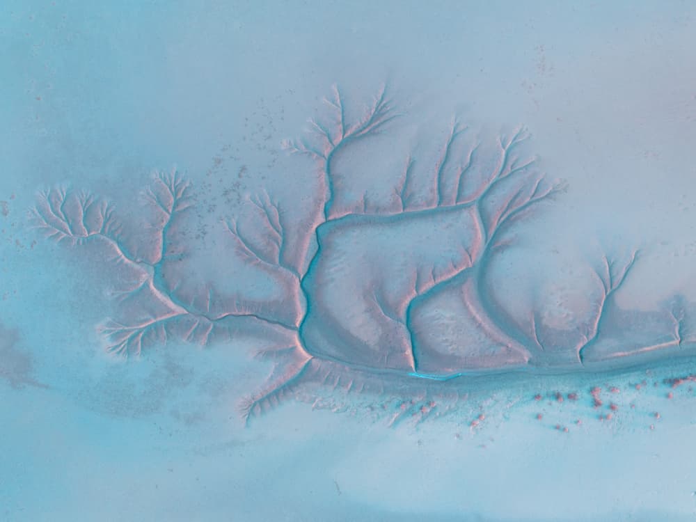 地球的脉络 by Mei Hu — canvas wall art