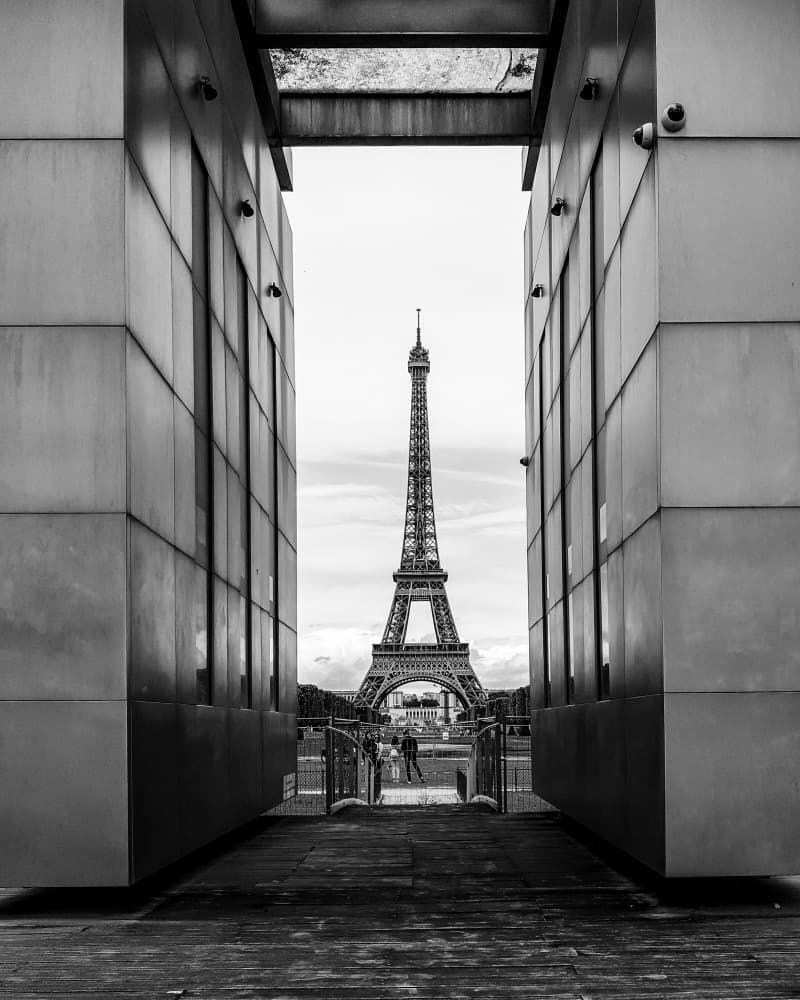 Eiffel Tower Framed View by Stephane Navailles — canvas wall art