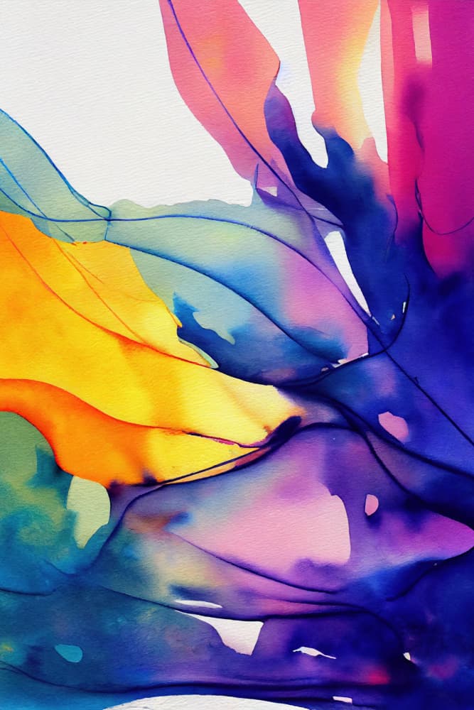 Dynamic Ink Flow by Mauro — canvas wall art