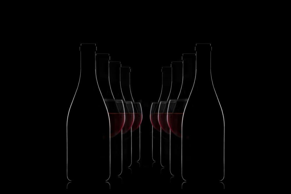 Elegant Red Wine by Marc Sabat — canvas wall art