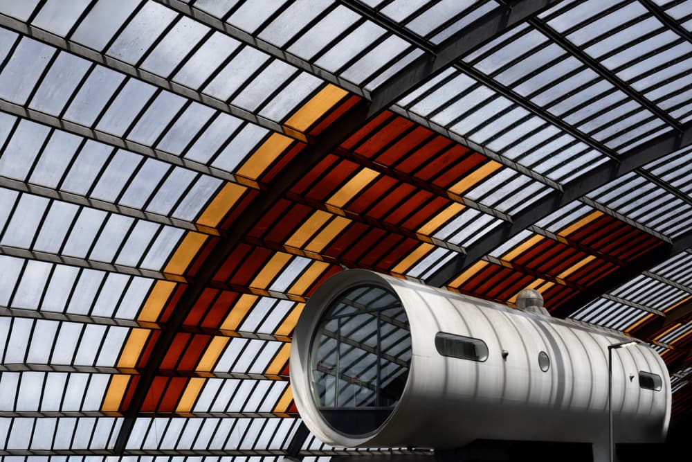 Futuristic Observation Pod by Gerard Valckx — canvas wall art