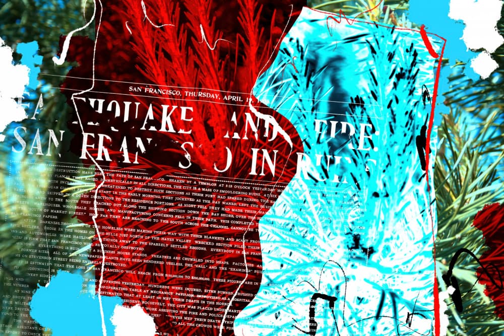 San Francisco Disaster Headlines by Rafal Kulik — canvas wall art