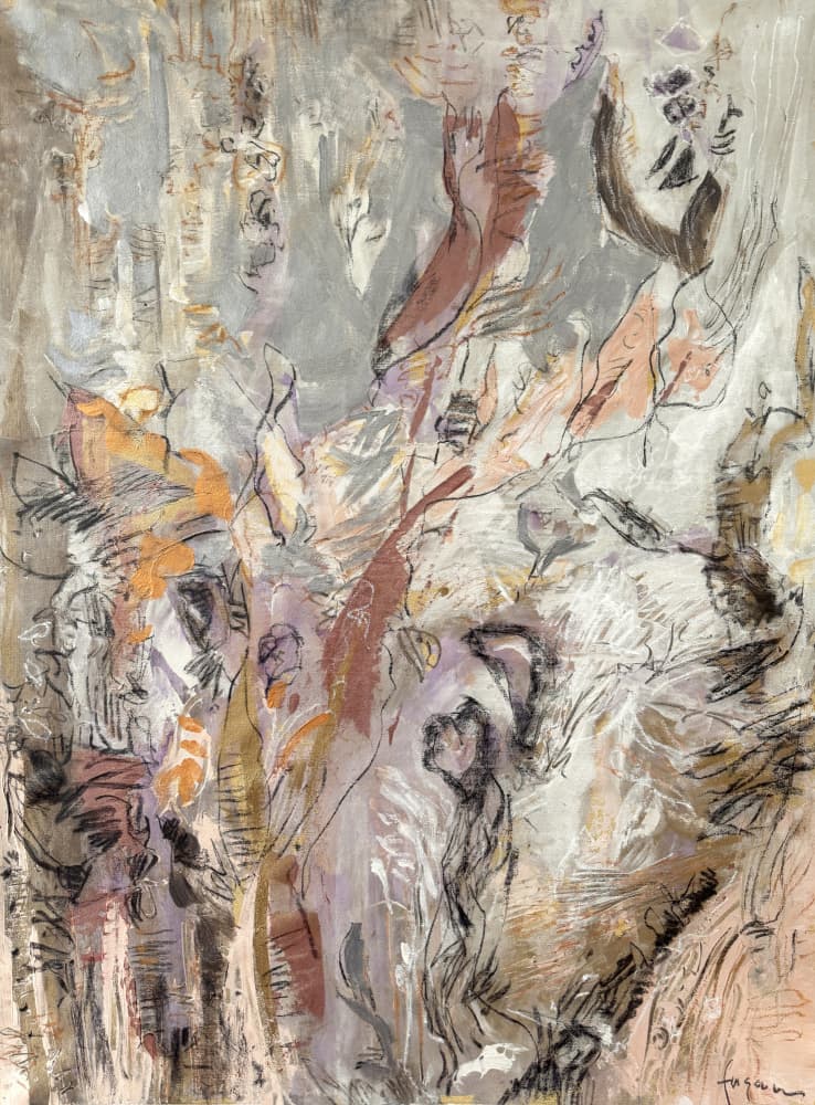 Flowing Organic Abstract by Dorothy Fagan — canvas wall art
