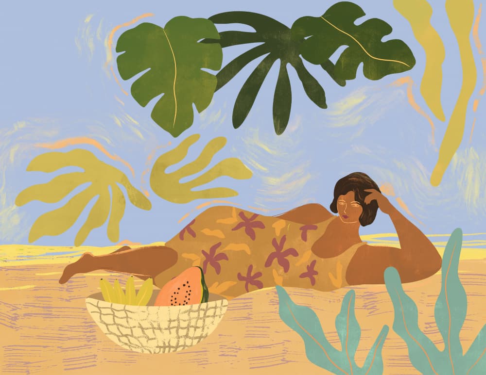 Lazyday by Arty Guava — canvas wall art