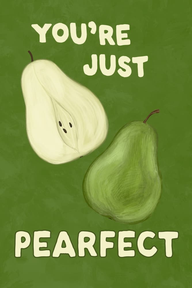 You're Pearfect Pears by EMELIEmaria — canvas wall art