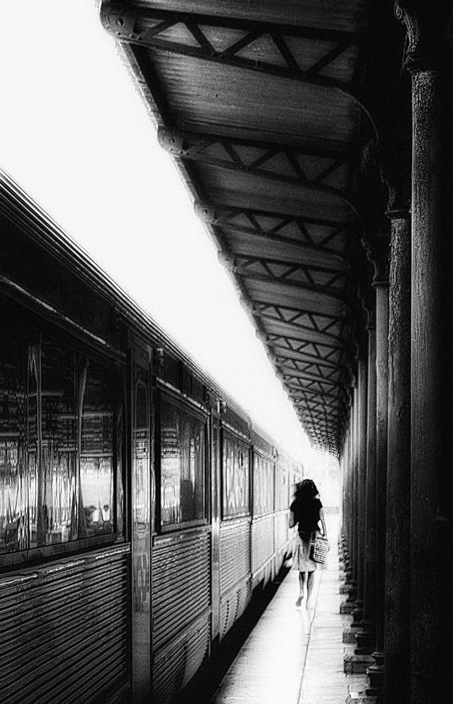 Solitary Station Walk by Paulo Abrantes — canvas wall art