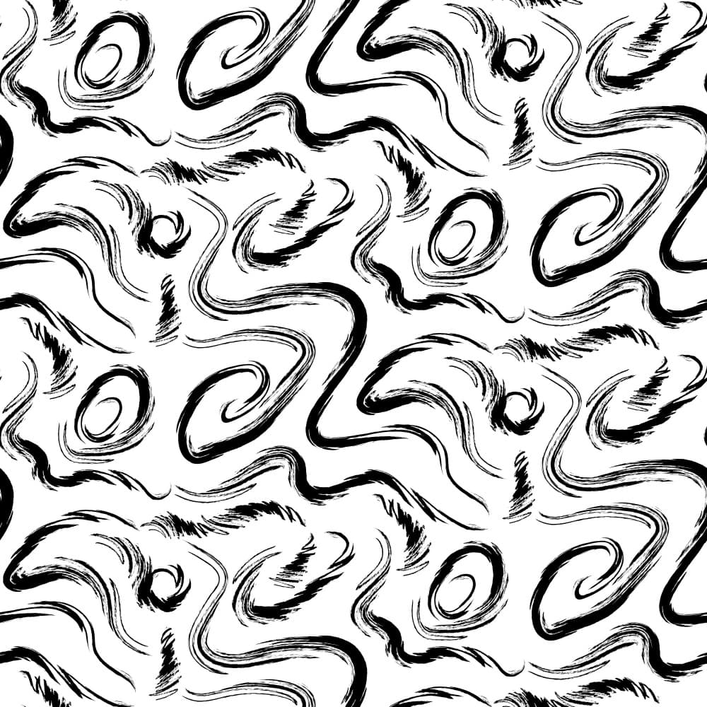 Dynamic Brushstroke Swirls by Marika Barsrsind — canvas wall art