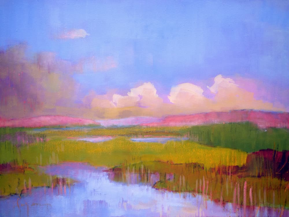 Dreamy Wetlands by Dorothy Fagan — canvas wall art