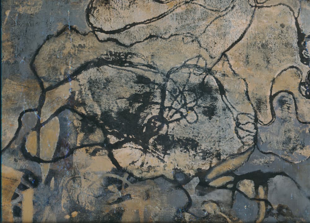 Flowing Organic Abstract by Lena Ru — canvas wall art