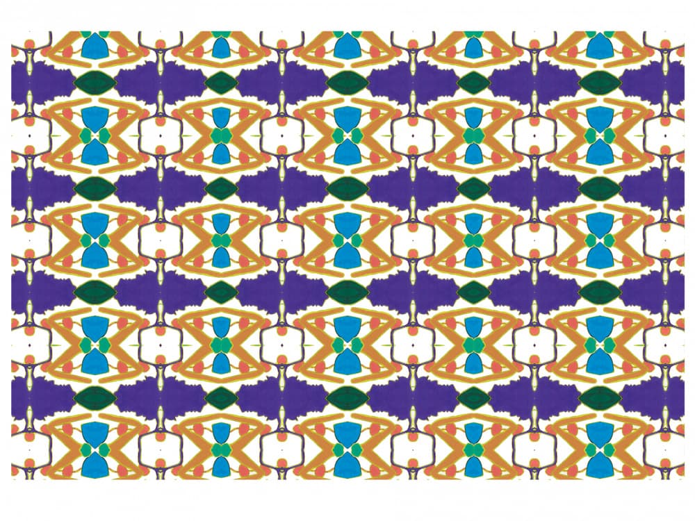 Vibrant Bohemian Pattern by Breanna Megan Studio — canvas wall art