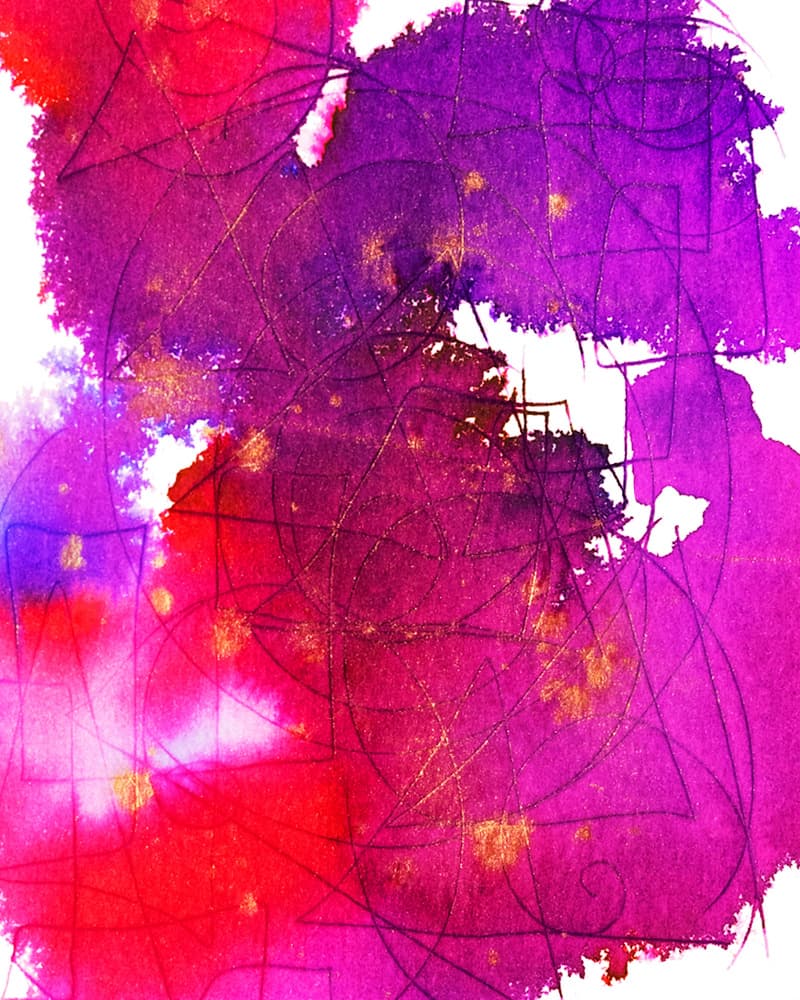 Vibrant Geometric Flow by Sonia Pal — canvas wall art