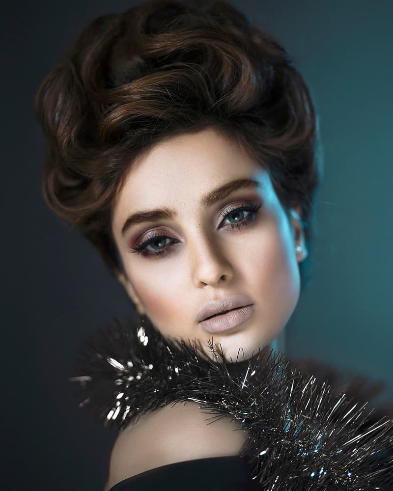Glamorous Fashion Portrait by Amin Hamidnezhad — canvas wall art
