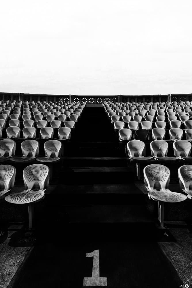 Number One Grandstand by hishamtwhed — canvas wall art