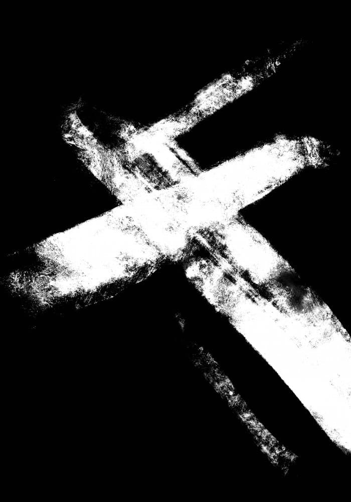 Bold Abstract Cross by Pictufy Studio II — canvas wall art