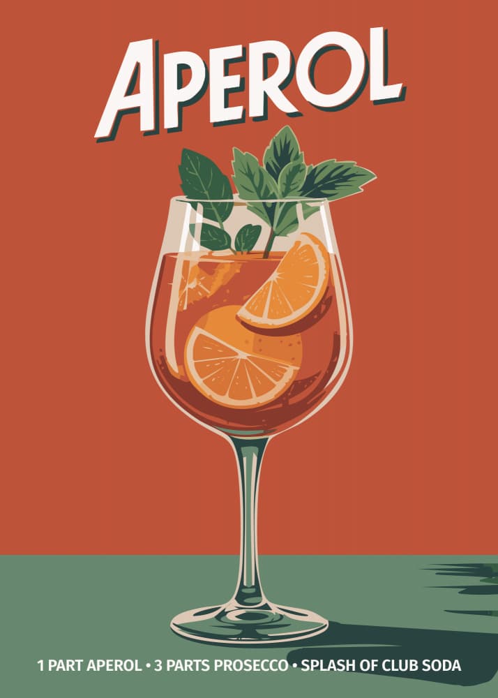 Retro Orange Cocktail