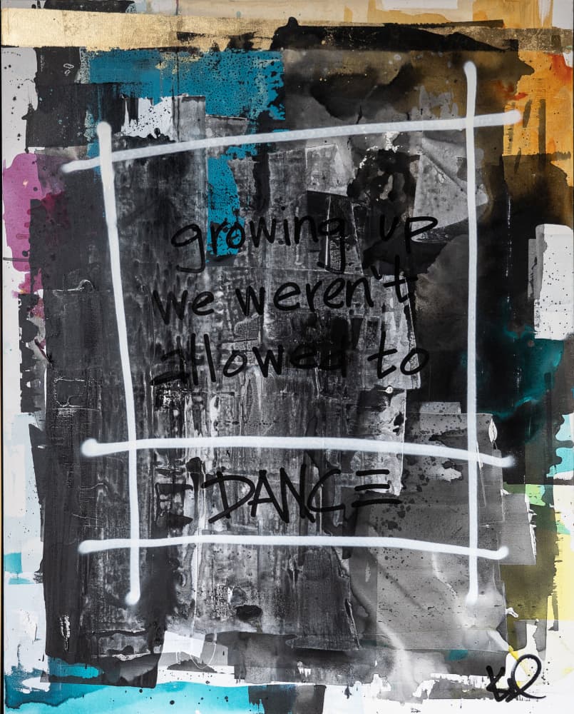 Rebellious Dance Quote by kent youngstrom — canvas wall art