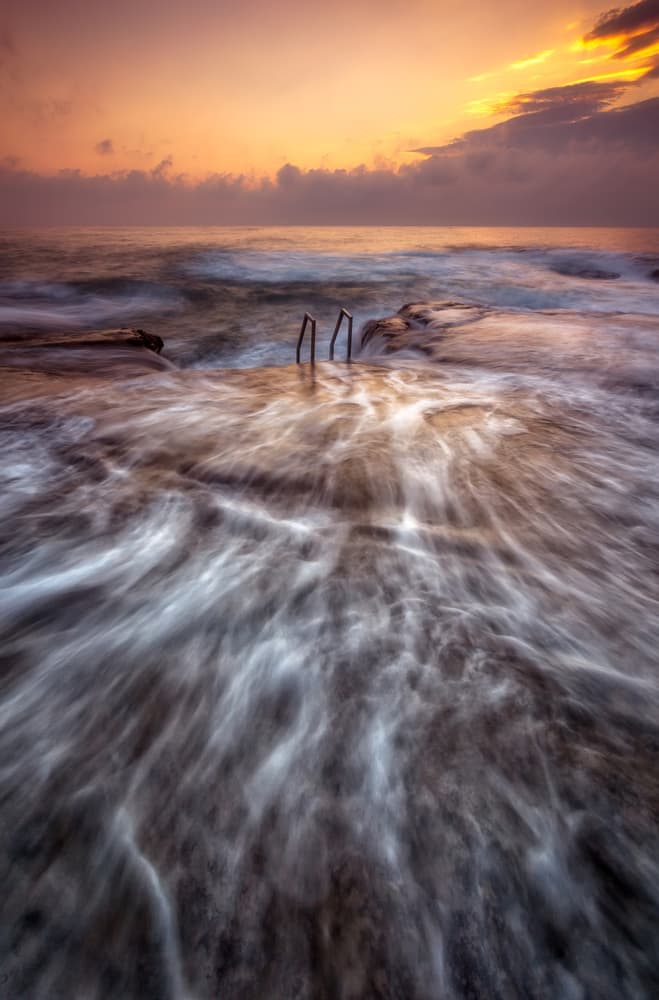 Golden Hour Ocean Waves by Doroteo Tobarra Narro — canvas wall art