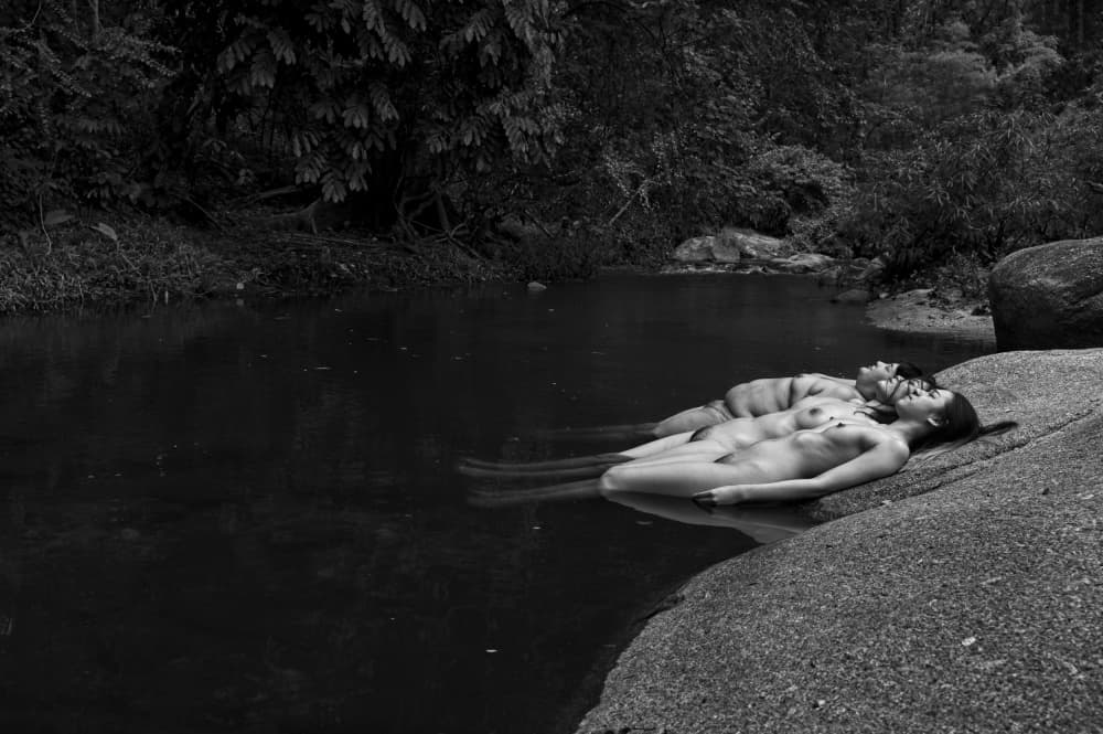 Nude River Serenity by Thanakorn Chai Telan — canvas wall art