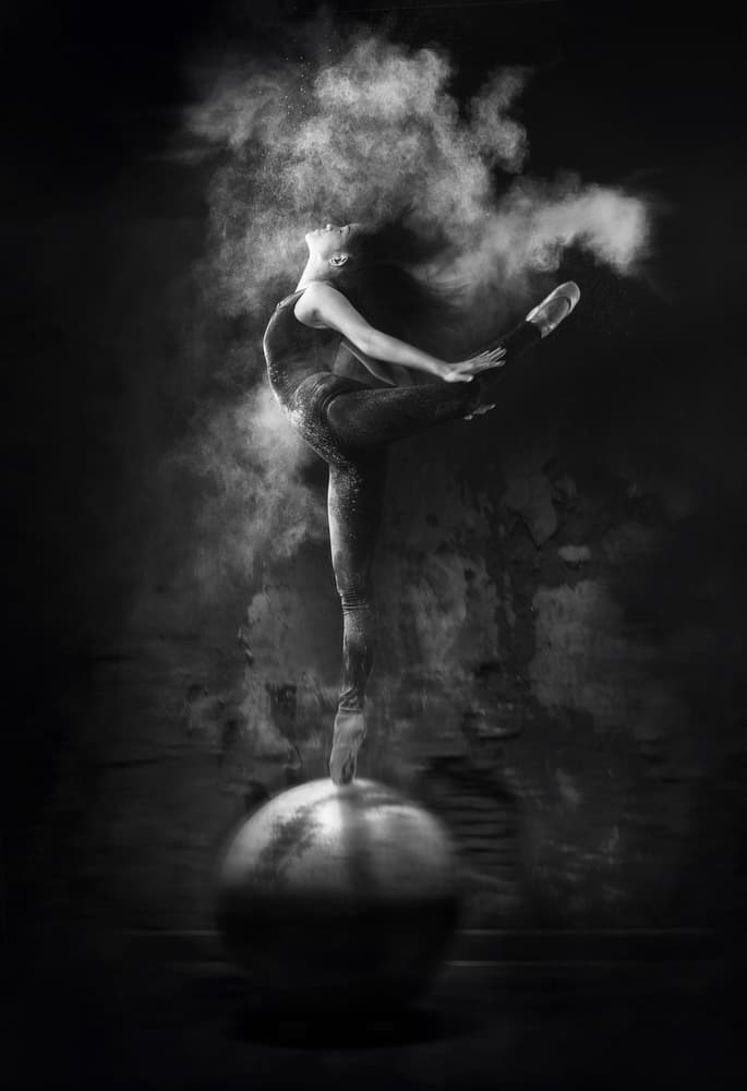 Graceful Ballet Dust by Antonyus Bunjamin (Abe) — canvas wall art