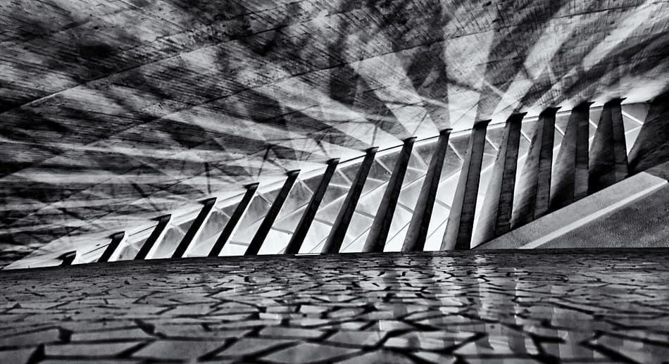 Geometric Light Patterns by Martin Fleckenstein — canvas wall art